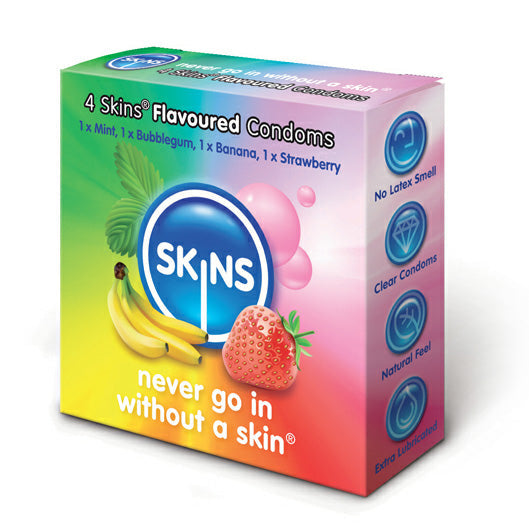 Skins Flavoured Condoms (Pack of 4)